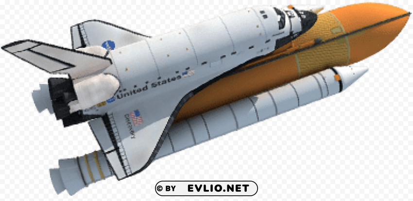 Transparent PNG image Of space shuttle discovery PNG file with alpha - Image ID ad957337