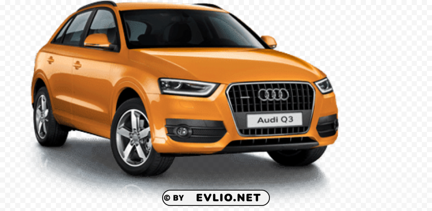 orange audi q3 Transparent PNG Artwork with Isolated Subject