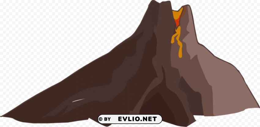 PNG image of volcano Clear PNG pictures assortment with a clear background - Image ID 1053d144