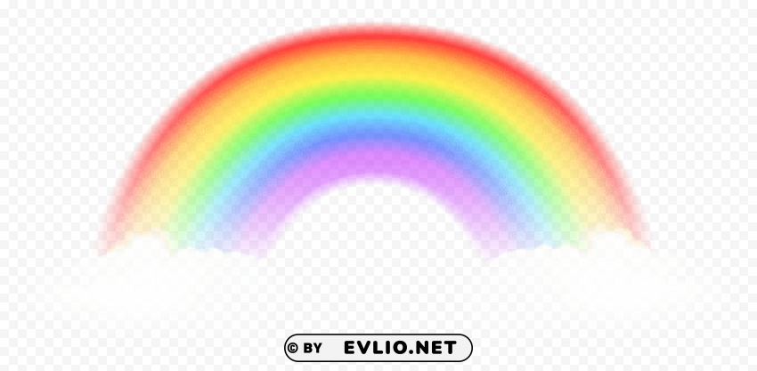 Rainbow With Clouds PNG Transparent Photos Assortment