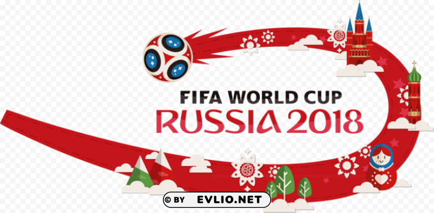 PNG image of 2018 fifa world cup russia Isolated Item on Transparent PNG Format with a clear background - Image ID feebb1b7