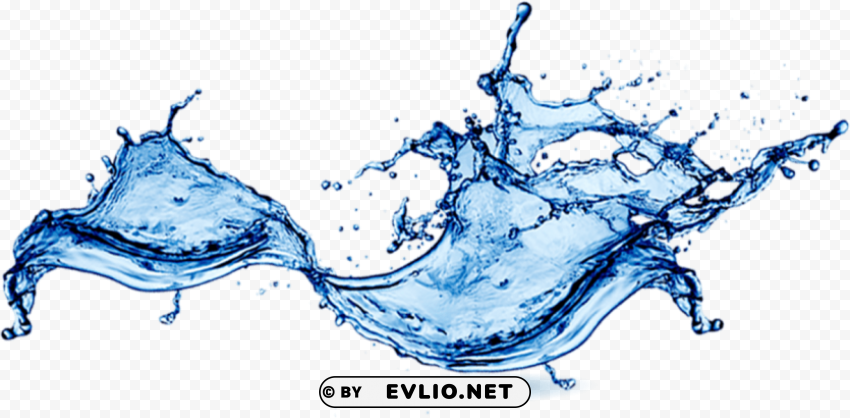 blue water splash High-resolution transparent PNG images comprehensive assortment