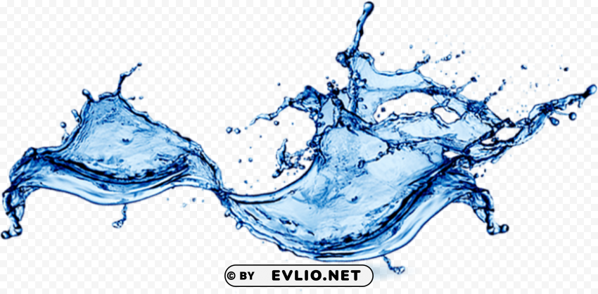 Blue Water Splash High-resolution Transparent PNG Images Comprehensive Assortment