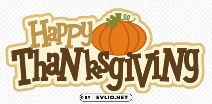 Happy Thanksgivingpicture Transparent Background PNG Isolated Art