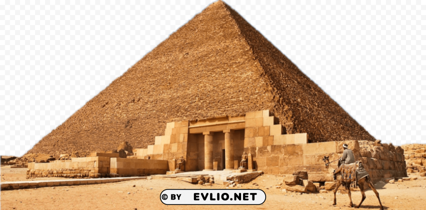 HD Great Pyramid of Giza PNG Isolated Object with Clarity