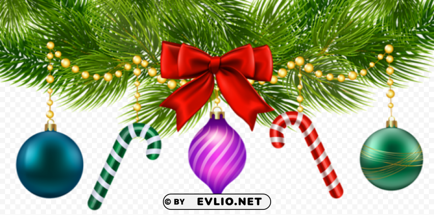 christmas decoration Transparent PNG Object Isolation