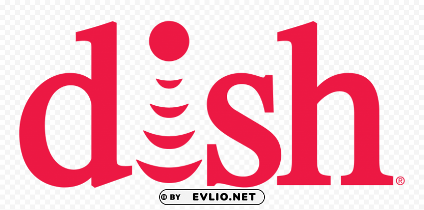 dish network logo Transparent background PNG stock