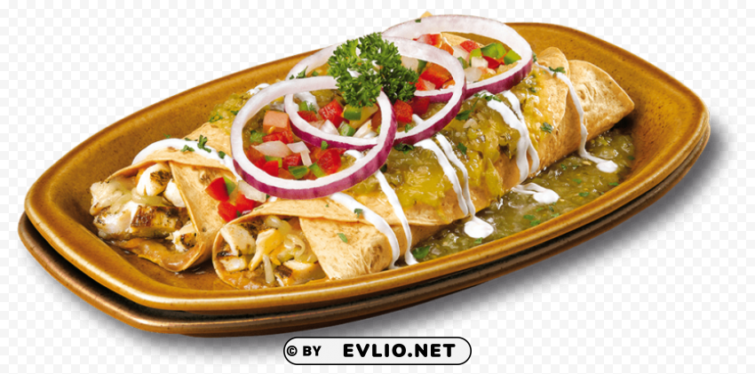enchilada ClearCut Background PNG Isolated Element