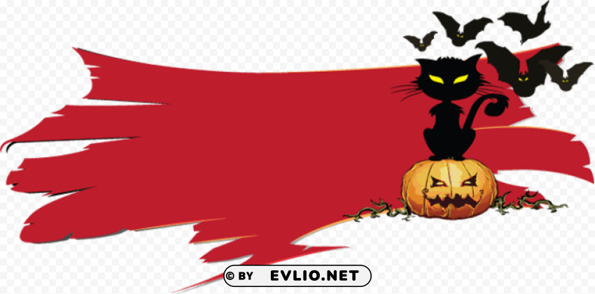 happy halloween board Transparent Background PNG Isolated Art