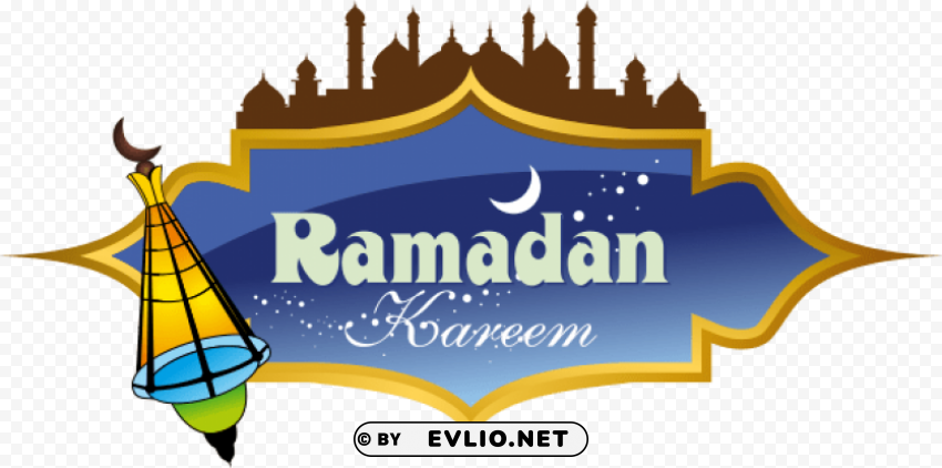 Ramadan Kareem Isolated Item on Transparent PNG Format