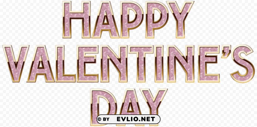 happy valentine's day deco text PNG transparent photos massive collection