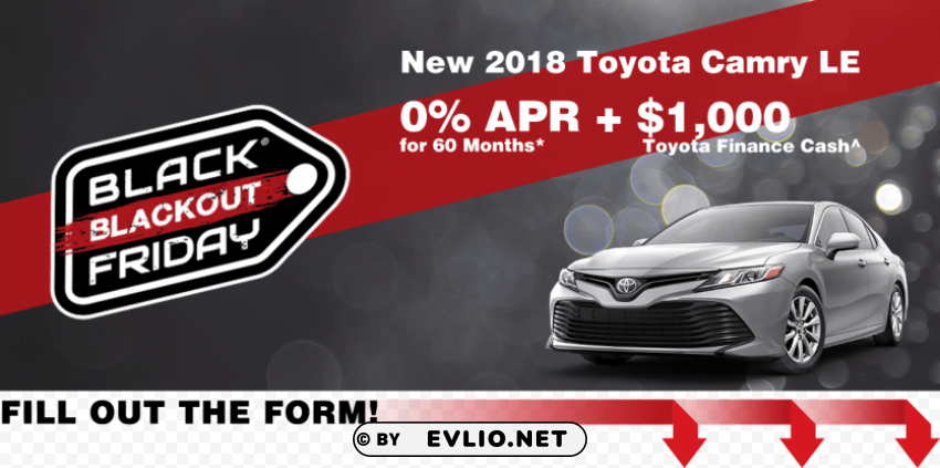 toyota black friday deals 2018 Transparent PNG Isolated Artwork