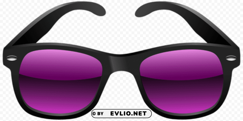 black and purple sunglasses Clear PNG graphics clipart png photo - 7877c1fb