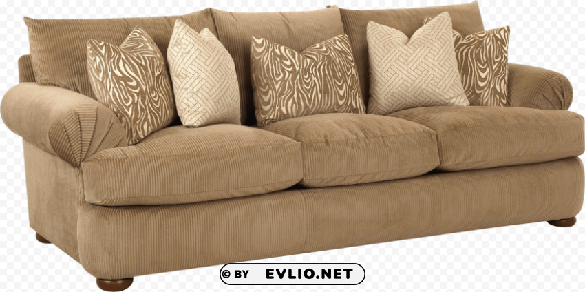sofa PNG transparent images for social media