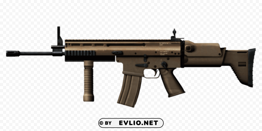 assault rifle Isolated Item with Transparent Background PNG