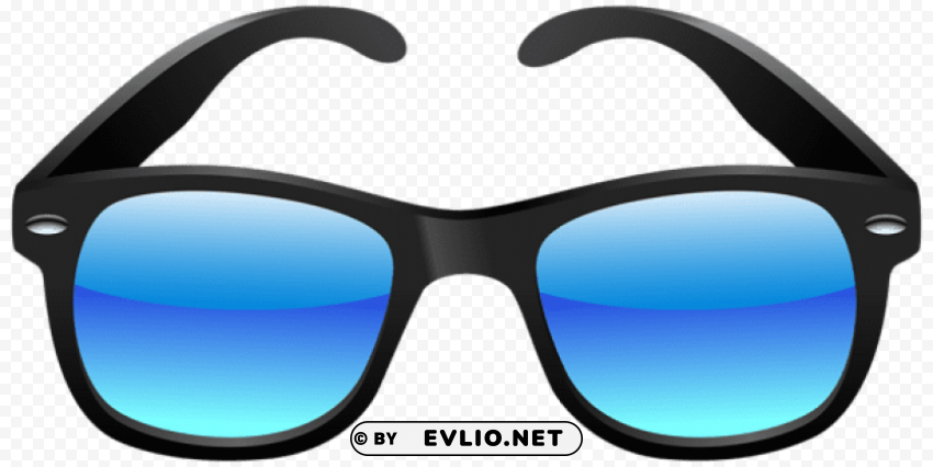 Black And Blue Sunglasses Clear PNG Photos