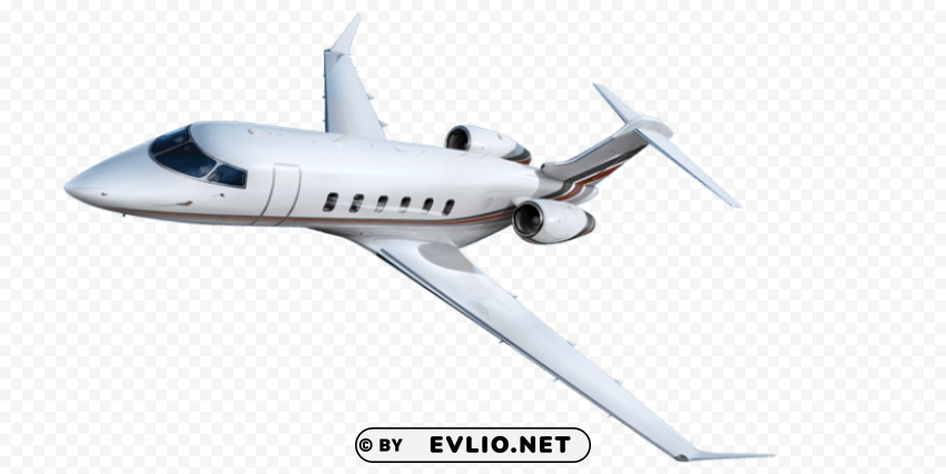 bombardier private jet plane Transparent PNG Isolated Illustrative Element