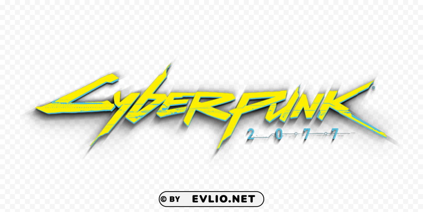 cyberpunk 2077 logo PNG Image Isolated on Transparent Backdrop