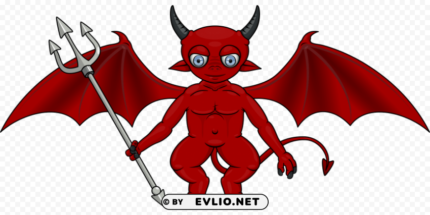 demon Clean Background Isolated PNG Character