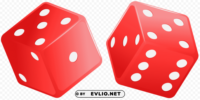 dice Isolated Subject on Clear Background PNG