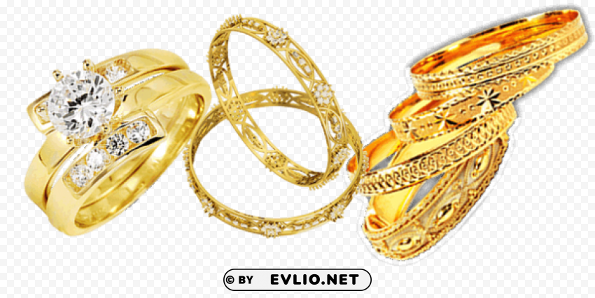 gold jewelry PNG artwork with transparency png - Free PNG Images ID 97e5bc41