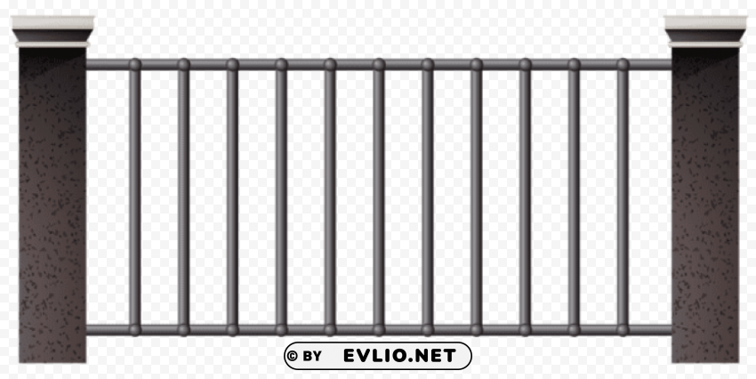 iron fence Free PNG