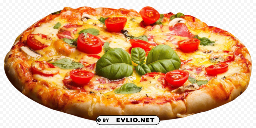 Pizza Free Transparent Background Isolated PNG Figure