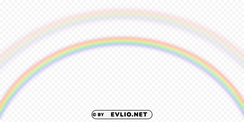 PNG image of double rainbow PNG Graphic with Clear Isolation with a clear background - Image ID 6254d176