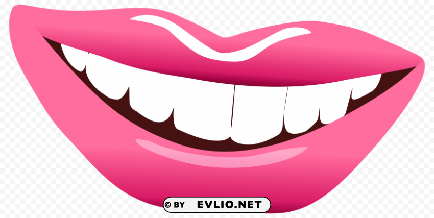 lips pink image Transparent Cutout PNG Graphic Isolation