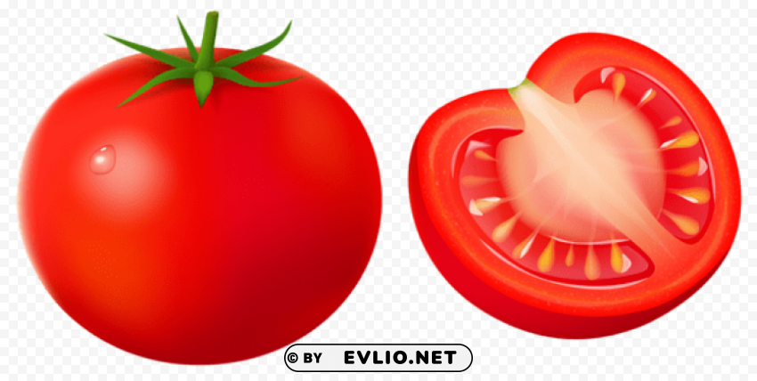 tomato vector Transparent PNG Graphic with Isolated Object