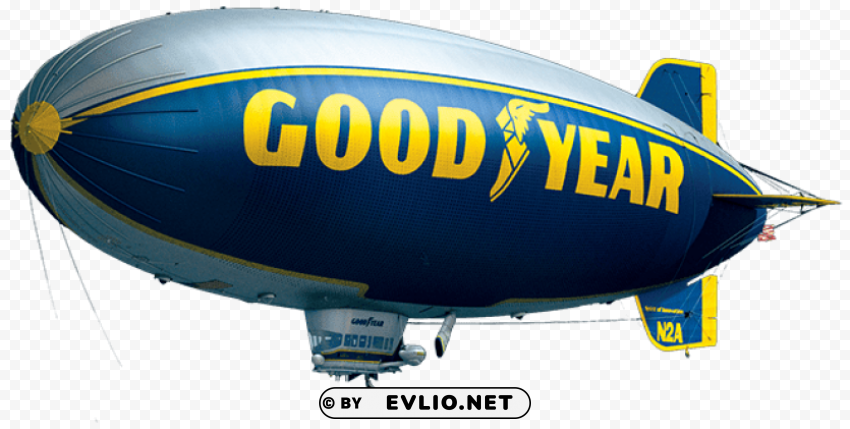 good year zeppelin Isolated Character in Transparent PNG
