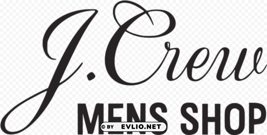 J Crew Mens Logo PNG Transparent Elements Package