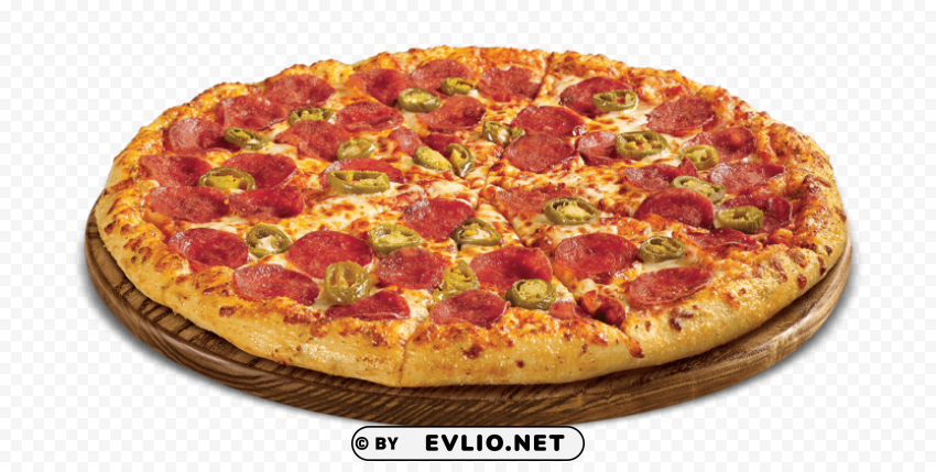 pepperoni pizza image Transparent PNG Artwork with Isolated Subject