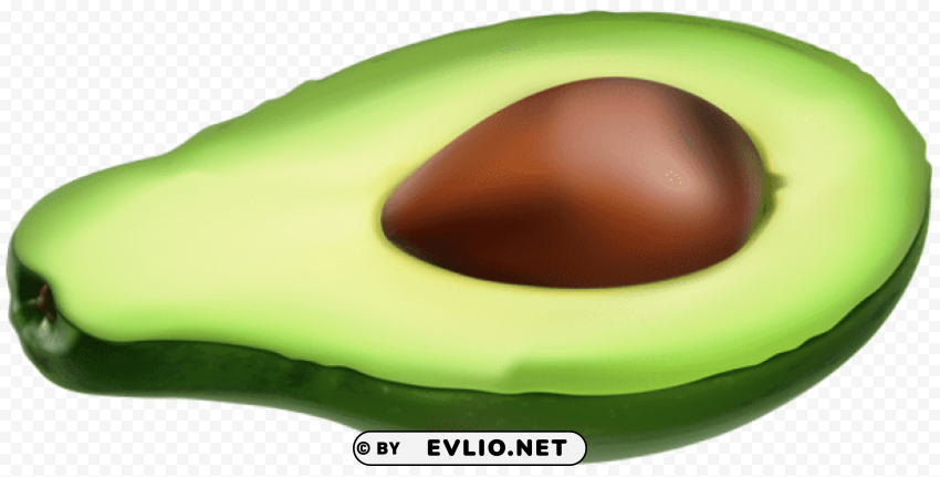 half avocado Transparent PNG illustrations