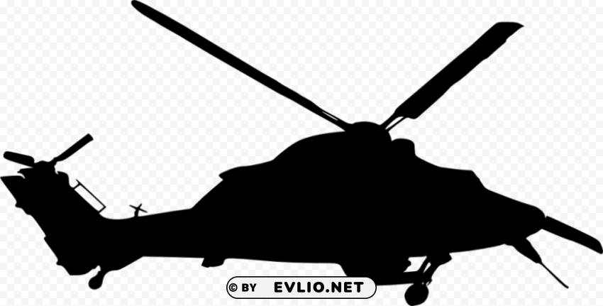 helicopter side view silhouette Transparent PNG photos for projects