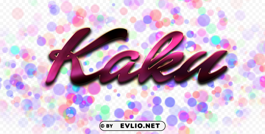 kaku miss you name Isolated Artwork with Clear Background in PNG