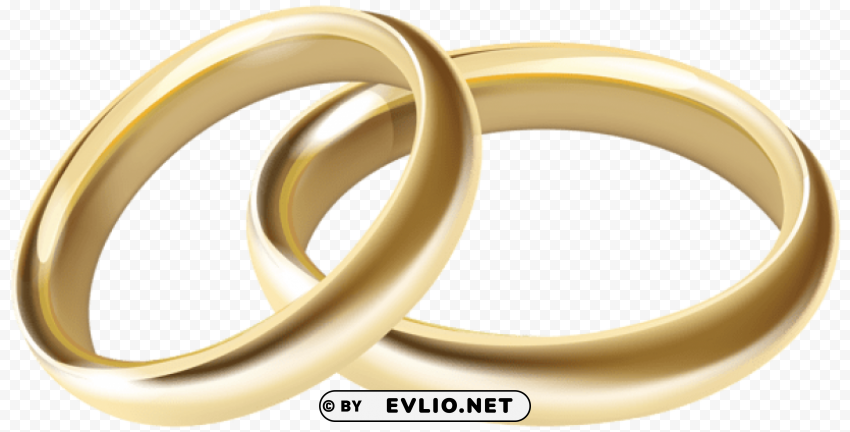 wedding rings Transparent Background Isolated PNG Art