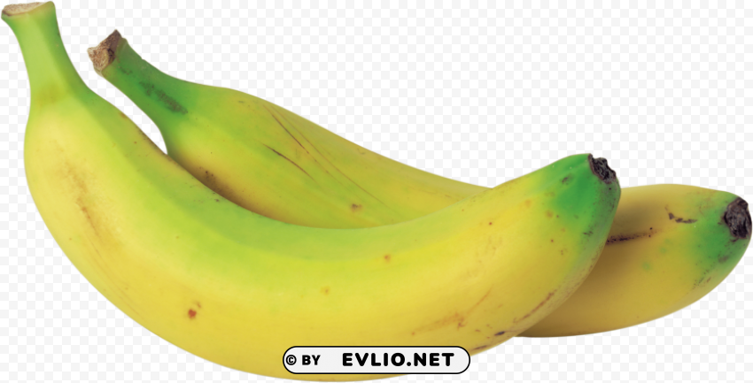 banana's Clear Background Isolated PNG Graphic
