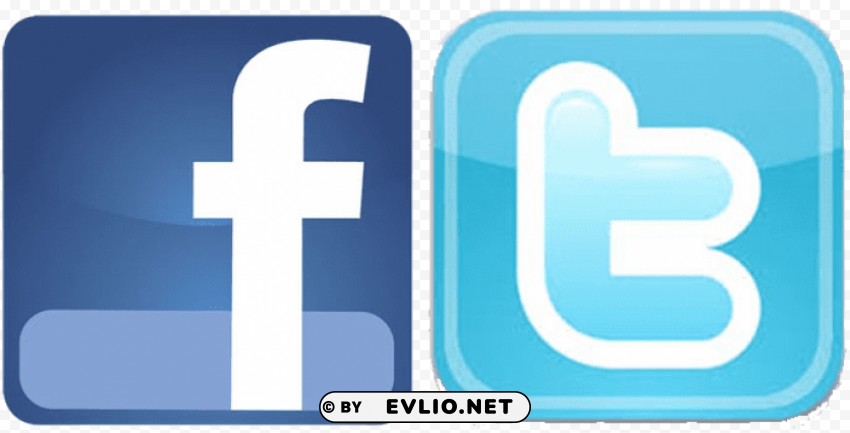 facebook y twitter jpg PNG for digital design