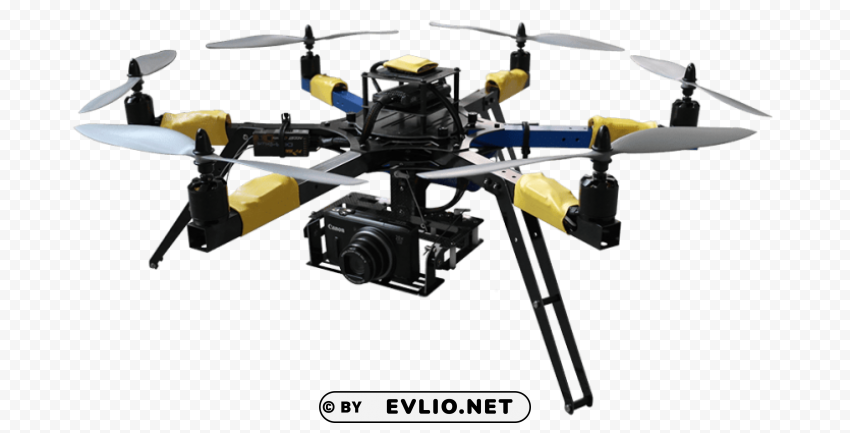 Transparent Background PNG of flying drone with camera PNG with transparent bg - Image ID e5c874ba