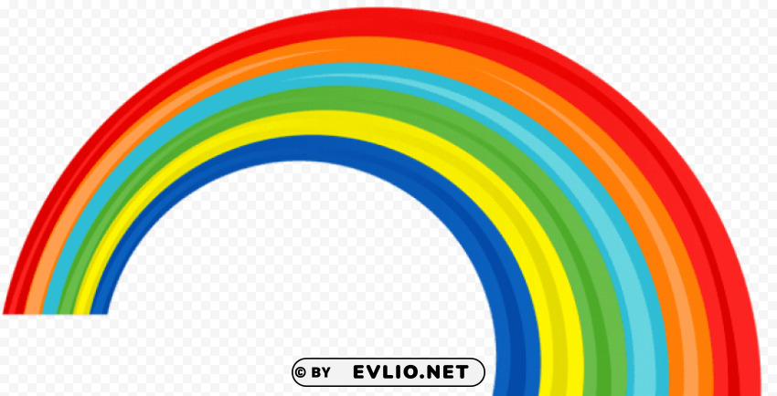 PNG image of transparent rainbow picture Clean Background Isolated PNG Art with a clear background - Image ID e97d341d