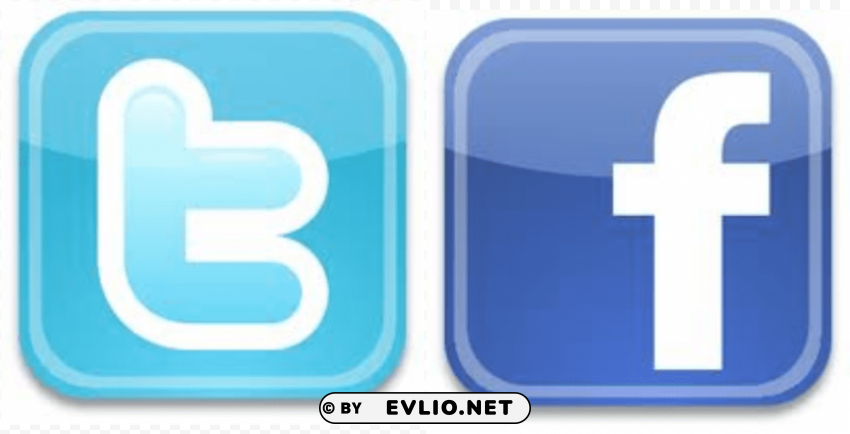 twitter facebook logos PNG design elements PNG transparent with Clear Background ID 365b97ef