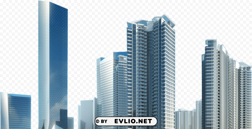 apartment building Transparent PNG Isolated Element with Clarity