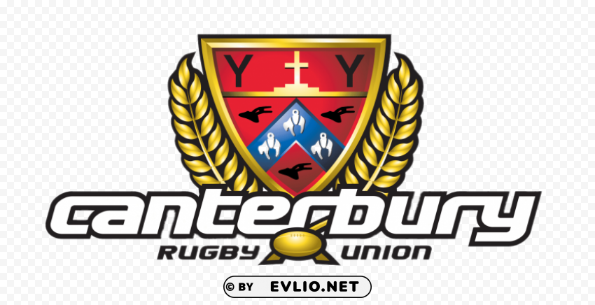 canterbury rugby union logo PNG with clear background set