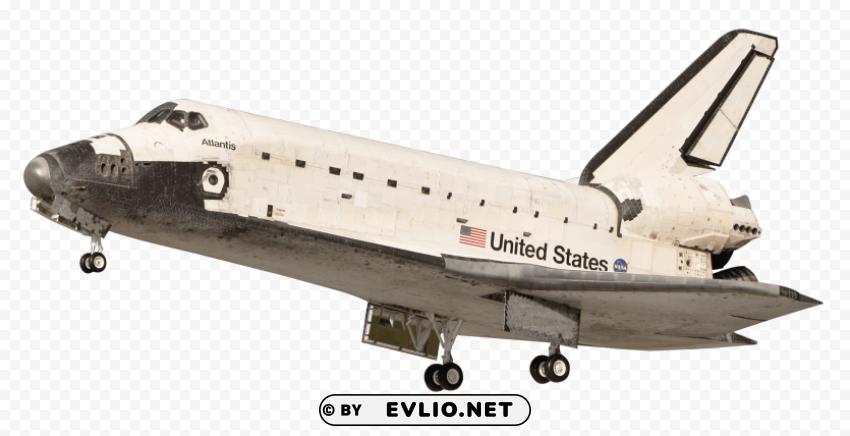 space shuttle atlantis landing PNG download free
