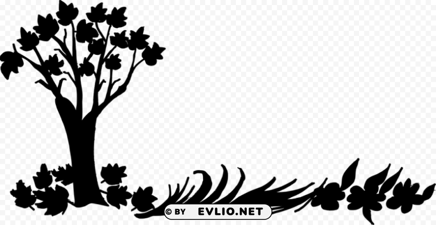 Transparent nature background silhouette PNG transparent artwork PNG Image - ID 5fb112a0