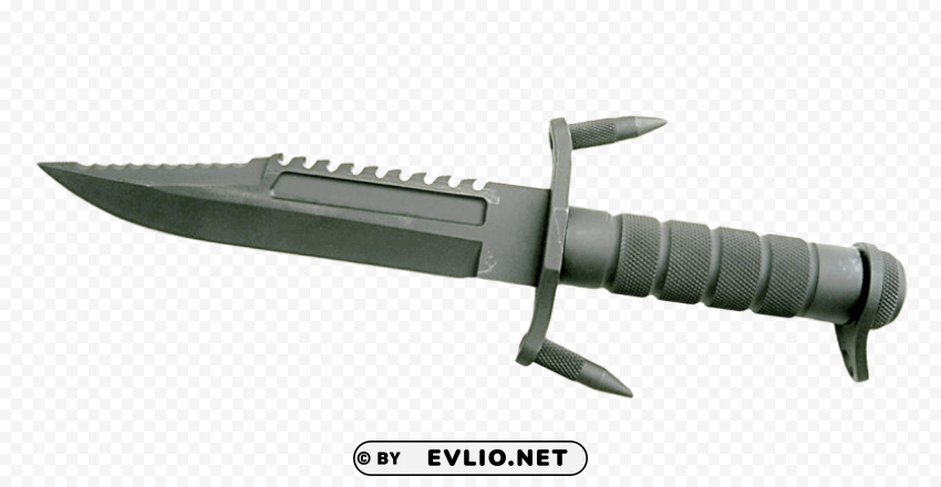 Hunting knife Isolated Graphic on Clear PNG