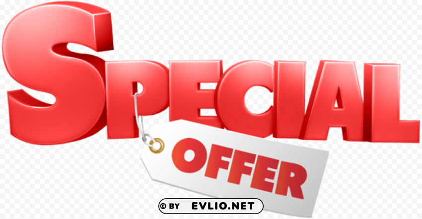 special offer PNG Image Isolated with Transparent Detail