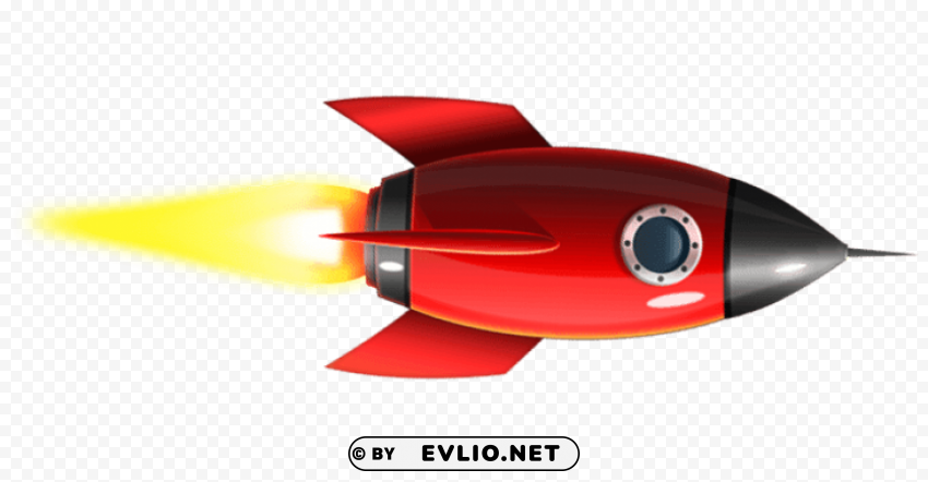 flying rocket Clear Background PNG Isolated Element Detail