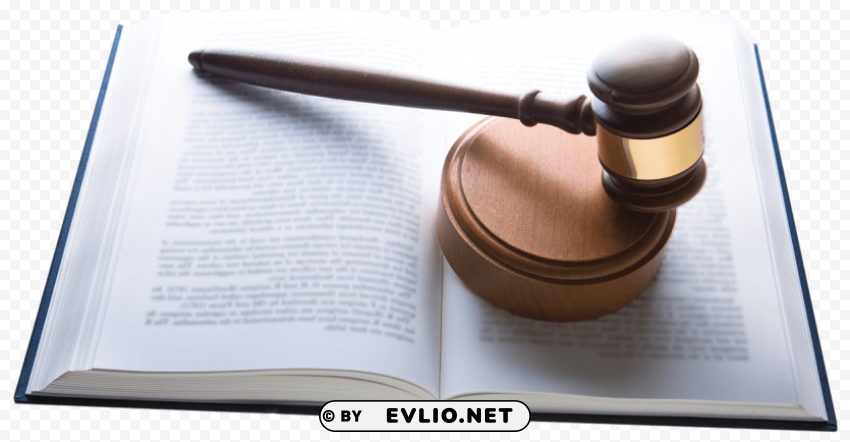 gavel with law book Images in PNG format with transparency